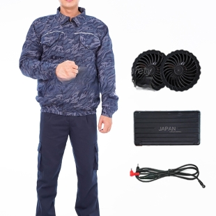 ao-dieu-hoa-hai-lop-cao-cap-mau-xanh-loang-co-dai-ghi-phan-quang-evinz-av11-full-bo-ao-pin-quat