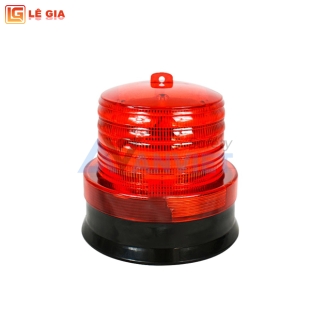 Đèn cảnh báo dùng năng lượng mặt trời đế nam châm đa năng V42