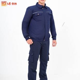 Áo điều hòa hai lớp cao cấp Evinz AV13 màu xanh dương,  Áo + Bộ phụ kiện