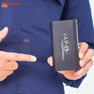 Áo điều hòa hai lớp cao cấp Evinz AV13 màu xanh dương,  Áo + Bộ phụ kiện