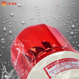 Đèn quay cảnh báo hình trụ đỏ 220V V48