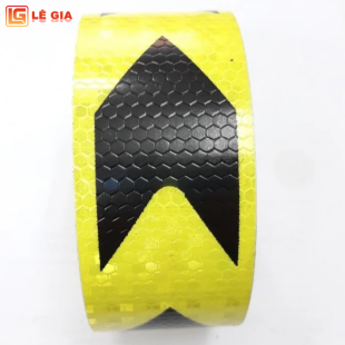 Đề can phản quang thiết kế mũi tên, bám dính tốt V03