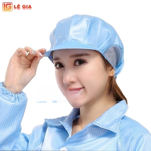 Mũ phòng sạch chống tĩnh điện cao cấp 