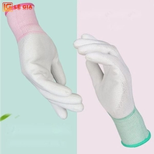  Găng Tay Sợi Nylon Phủ PU Lòng Bàn Tay