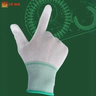  Găng Tay Sợi Nylon Phủ PU Lòng Bàn Tay