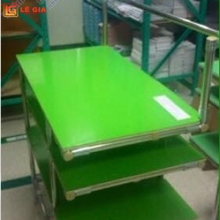 Thảm Cao Su Chống Tĩnh Điện esd màu nõn chuối