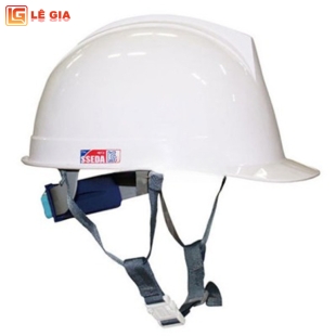 Mũ bảo hộ lao động Sseda Hàn Quốc mặt tròn cho kĩ sư, kĩ thuật M105, Màu trắng