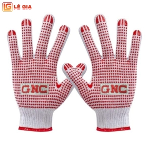 Găng tay sợi len phủ hạt nhựa chống trơn trượt cao cấp T130, Loại 40g