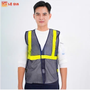 Áo gile phản quang lưới siêu bền cho công nhân