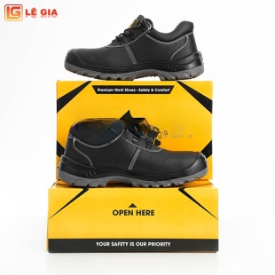 Giày bảo hộ lao động Zboot Z119 cổ thấp, đế lót thép chuyên dụng, Size 41